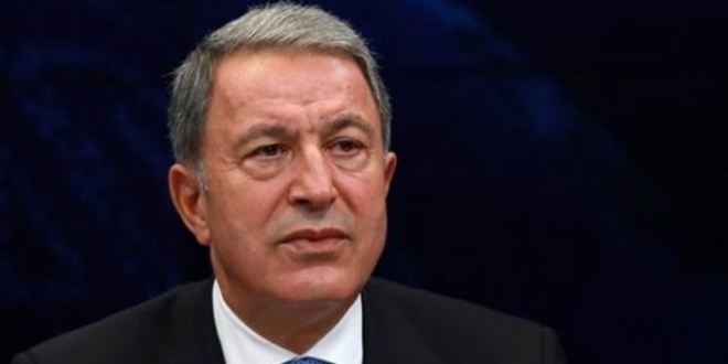 Bakan Akar'dan başsağlığı mesajı