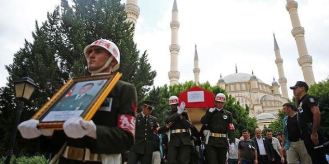 Şehit Uzman Çavuş Gökçü, son yolculuğuna uğurlandı