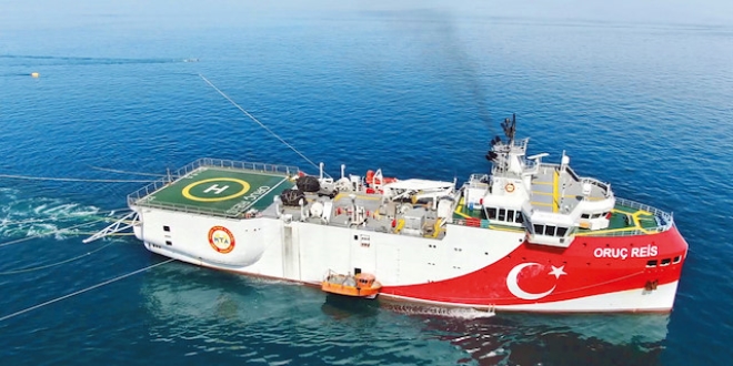 Oruç Reis Ağustosta Doğu Akdeniz'de