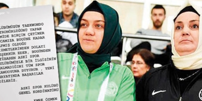 ASKİ'de başörtülü sporcular, İnstagram'ın Story bölümünden çıkarıldı