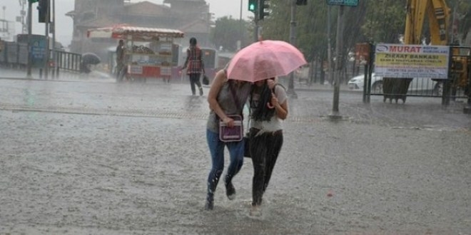 Meteorolojiden sağanak uyarısı
