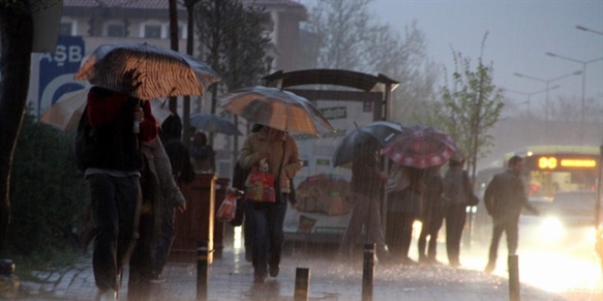 Meteorolojiden kuvvetli ya uyars - Harital