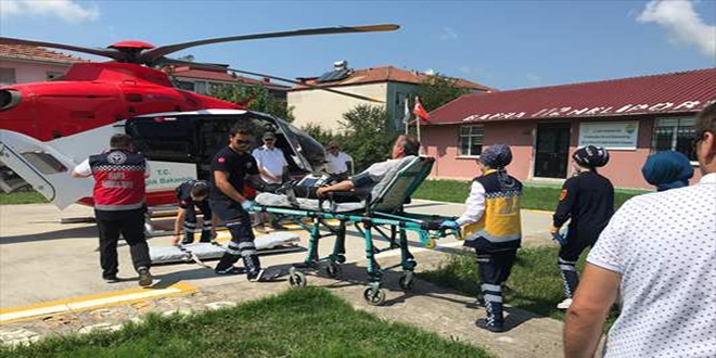 Evinde rahatsızlanan belediye başkan yardımcısı tedavi altına alındı