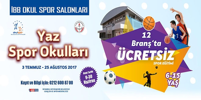 �BB'den 12 bran�ta 12 bin �ocu�a yaz spor okulu