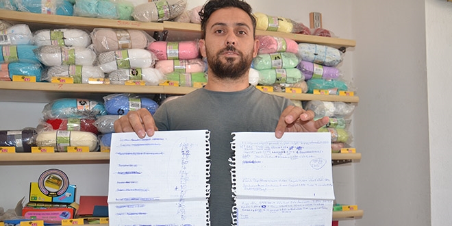 Hayırsever veresiye defterindeki borcu tek kalemde ödedi