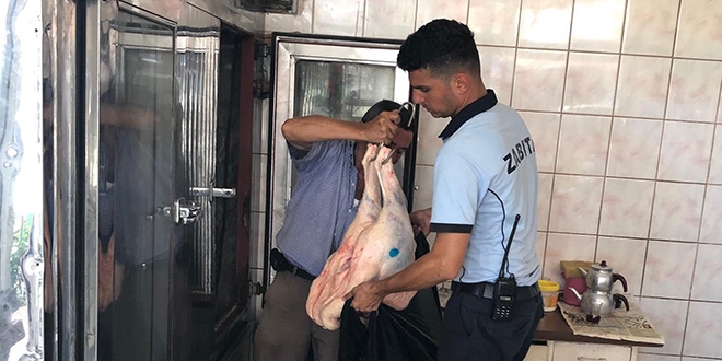 113 kilo sahte mühürlü et ele geçirildi