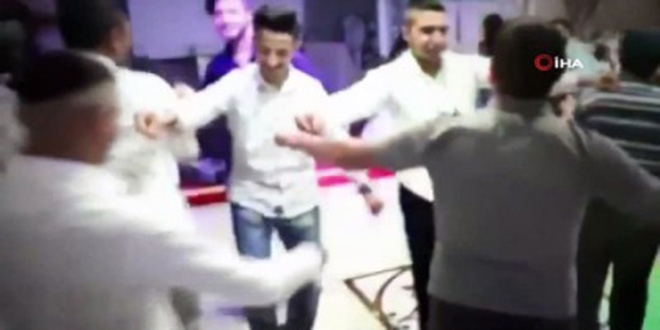 Çocuk damadın vurulma anı kameraya yansıdı