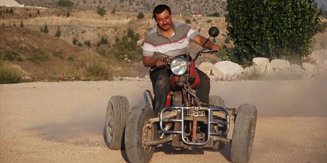 Baba yadigarı motosikletle hayalleri gerçeğe döndü