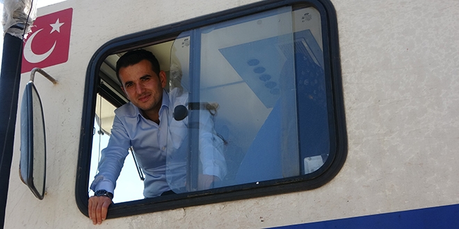 Makinist yazar gelecek nesillere �rnek oluyor