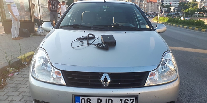 �akar ve sirenli arac�n s�r�c�s�ne 2 bin 20 lira ceza