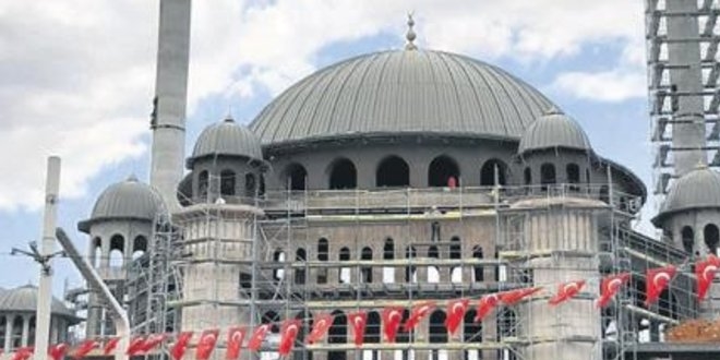 Taksim Camisi'nde sona gelindi