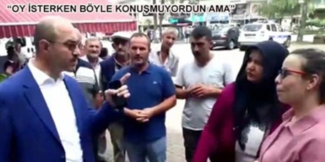 Vatandaştan Başkan'a... Oy isterken böyle konuşmuyordunuz