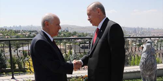 Erdoğan, Bahçeli görüştü... Bahçeli'nin evi ilk kez görüntülendi