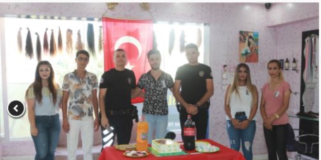 Arkadalar ehit den polislere anlaml srpriz