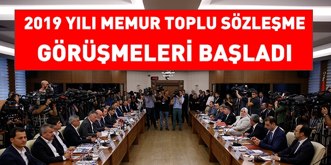 Memurlar için toplu sözleşme görüşmeleri başladı