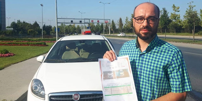 230 km hızı geçemeyen araca '400 km hız' cezası