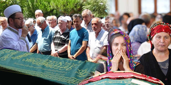 Otobüs faciasında ölenler toprağa verildi