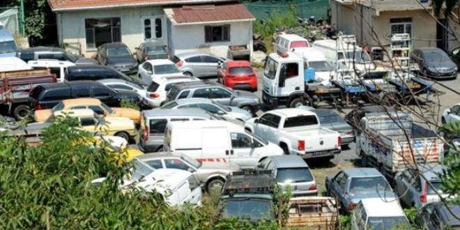 Ankara'daki otoparkta 1400'ün üzerinde hacizli araç var