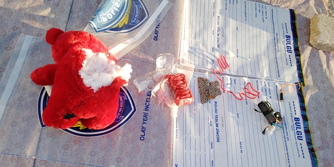 Oyuncak ayıdan bomba çıktı: 8 gözaltı