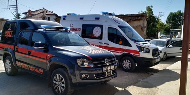 Afyon UMKE ve 112 Acil Sağlık ekipleri bölgeleri taradı