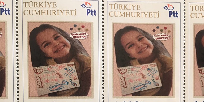 PTT'den Öykü Arin'e 'pul' sürprizi