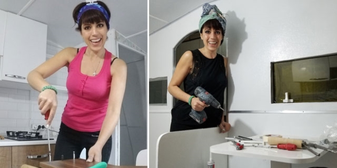 Hayalindeki karavanı sanayide 4 ayda yaptı