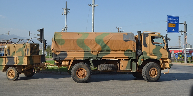 Suriye sınırına tank takviyesi