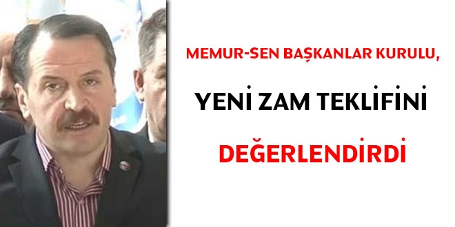 Memur-Sen: Yeni teklif, müzakereye uygun değil