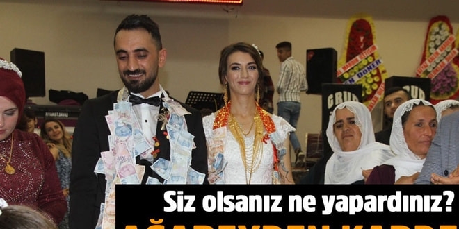 Düğünde damada 5 adet akıllı telefon taktı