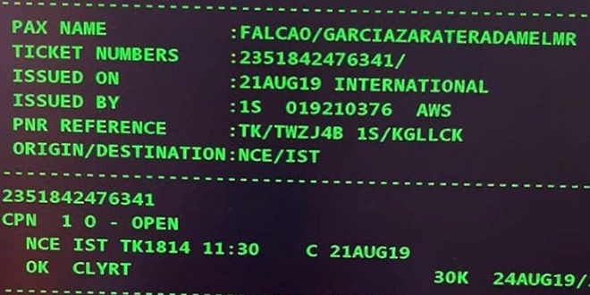 TGS'den Falcao bilet görseline yalanlama