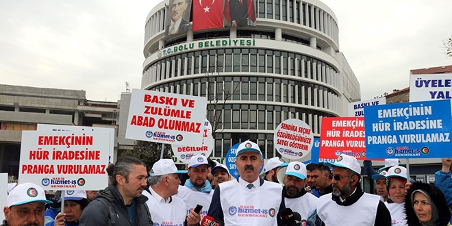 Avrupa'dan Bolu Belediyesine 'iiler greve iade edilsin' mektubu