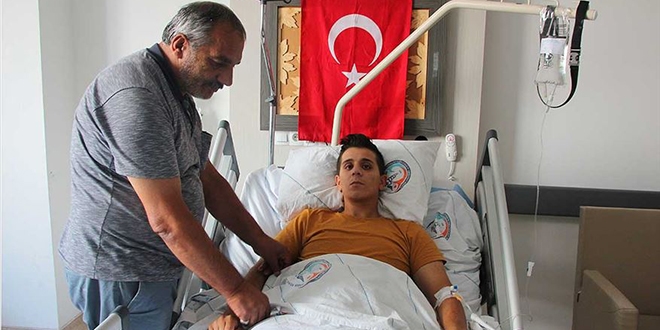 Vatana hizmet için iyileşeceği günü bekliyor
