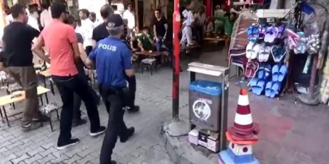 Van'da polise 'demir tabure' atlmasnn videosu ortaya kt
