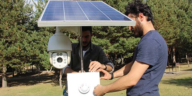 Orman yangınını erken haber veren sistem geliştirdiler
