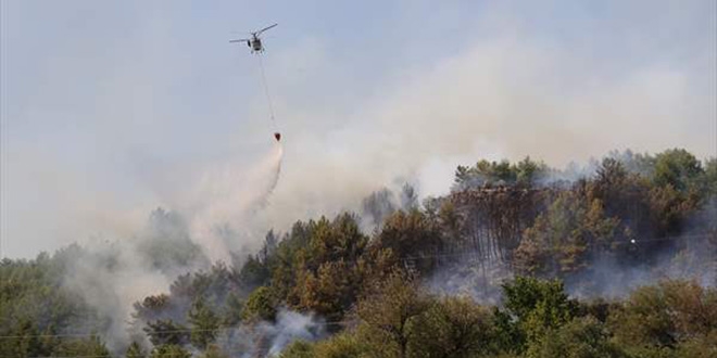 Antalya'da orman yangn: Mdahele ediliyor
