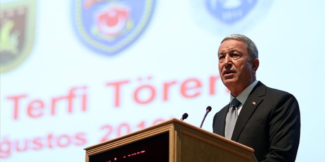 Bakan Akar: Meşru müdafaa hakkımızı kullanacağız
