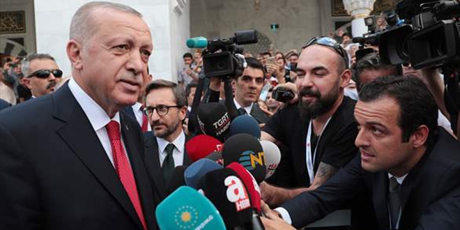 Erdoğan'dan, Ahmet Davutoğlu'nun açıklamalarına cevap