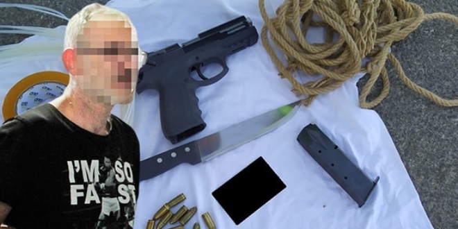 Cephanelikle öldürmeye giden kocaya mahkeme kararını verdi