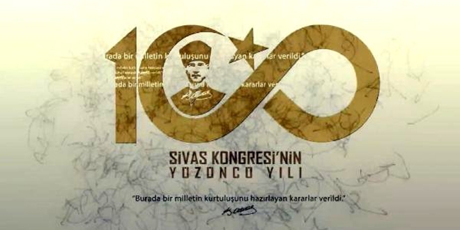 Vali einden Sivas Kongresi'nin 100'nc ylna zel mar