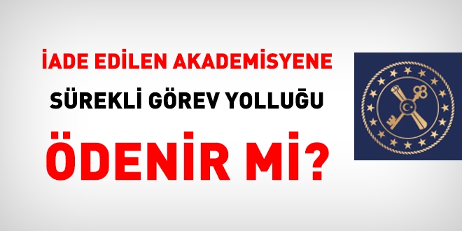 ade edilen akademisyene srekli grev yolluu denir mi?