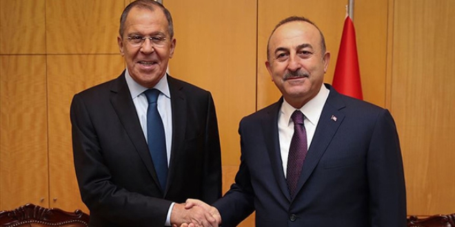Çavuşoğlu ile Lavrov Suriye'yi görüştü