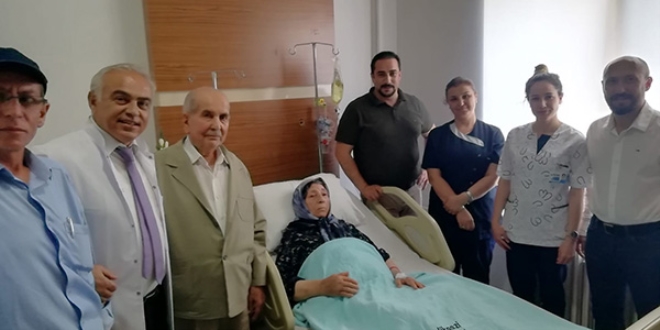 94 yaşında kanseri yendi