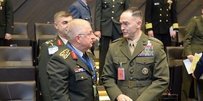 Org. Güler, ABD'li mevkidaşı Dunford ile görüştü