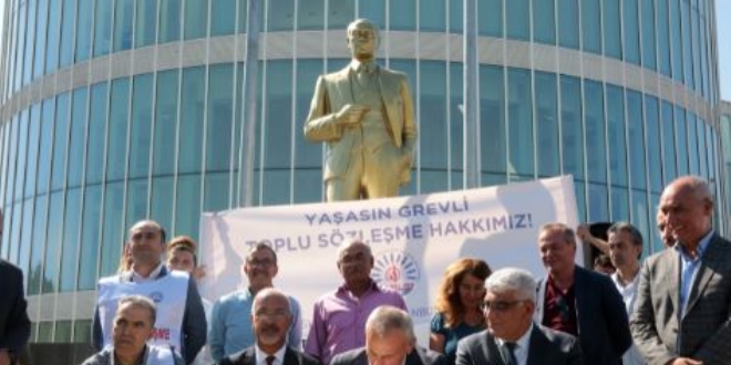 '565 belediye çalışanı' toplu iş sözleşmesi imzaladı