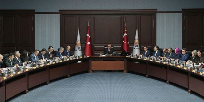 AK Parti MYK Toplantısı sona erdi