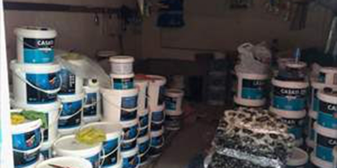 'Drone' destekli sahte boya operasyonu: 3 g�zalt�