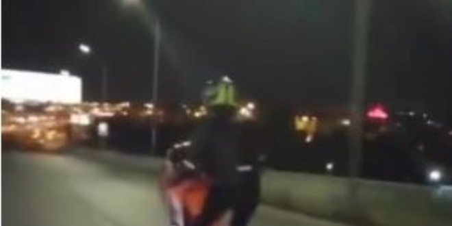 Motosikletli magandalar trafikte terör estirdi