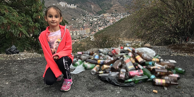 Minik Zeynep'in çöp feryadı