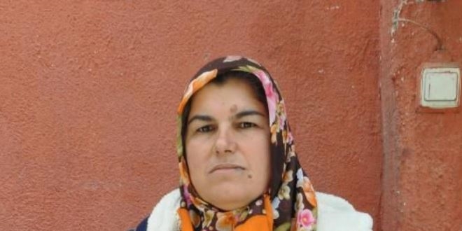 Erzurum'da bir kadn kocasn ay saldrsndan kurtard