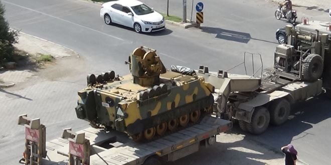 Sınıra tank sevkiyatı sürüyor